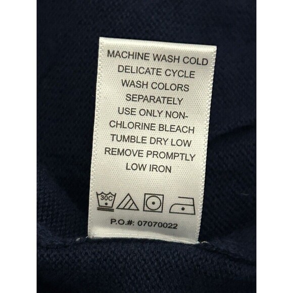 Woman Within Perfect Elbow-Length Sleeve Cardigan Navy Flower Plus Size 2X - Picture 11 of 11